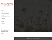 Tablet Screenshot of melissadavisdesigns.com